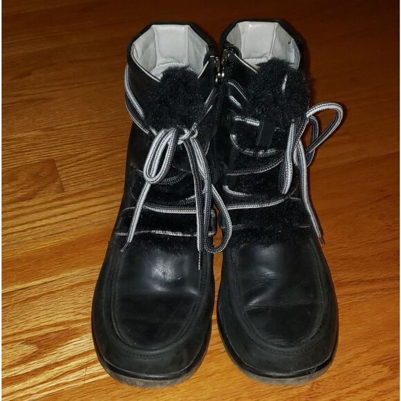 Jambu Denali Black Leather Boots - Picture 2 of 8